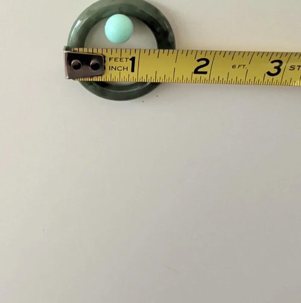 Green Jade Stone Ring - Jewelry